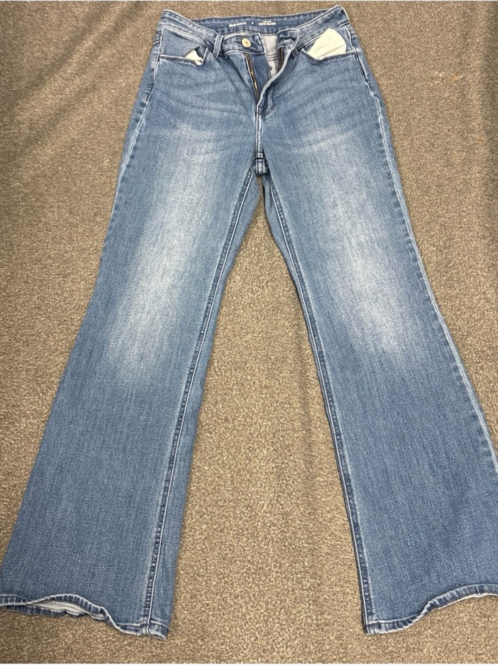 Old Navy Light Blue Flared Denim Jeans